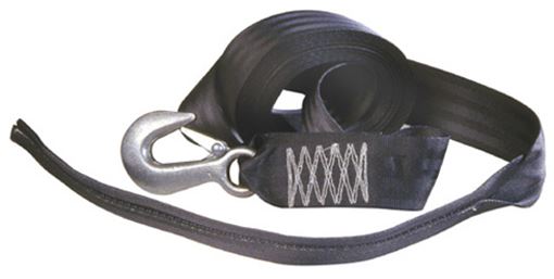 Winch Strap With Tail 2" X 20'