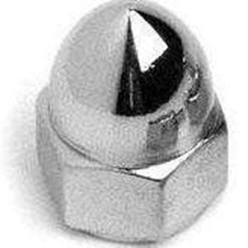 Acorn Nut 8mm Thread X 13mm Hex (10 Ea)