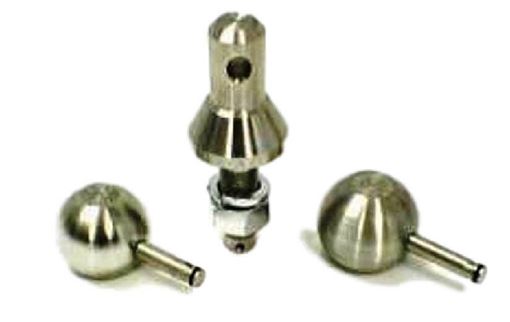Interchangeable Ball Set: 1-7/8"and 2" Balls with 3/4" Shank | Stainless