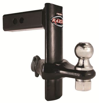 Trimax Razor 8" Powder Boat Black Drop Hitch