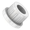 Trailer Axle Nylon Spring Bushing Insert, 7/8", UCF PE182