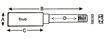 Trailer Axle Spindle, 2700 lbs, Round | Reliable Machine S-1350