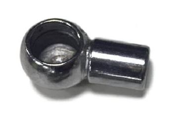 Gas Prop Steel End Fitting, 13mm, M6, Suspa GPES9700017