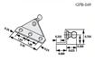 10mm Ball Stud Bracket for Gas Prop/Strut/Spring GPB-169