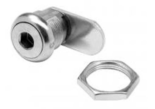 Tool-Operated Cam Lock, Hex, Quarter Turn, Low Profile | Eberhard 521-XA-11