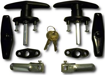 Bauer Matching Set T-Handles Lock for Truck Caps / Toppers