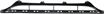 Audi Center Bumper Grille-Primed, Plastic, Replacement RA01530001