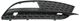Audi Passenger Side Bumper Grille-Primed, Plastic, Replacement RA01550001