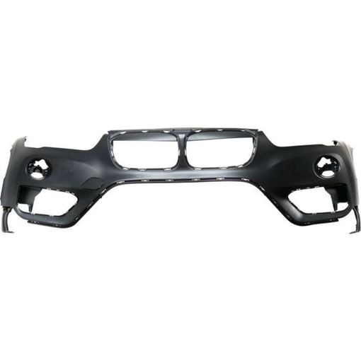 BMW Front, Upper Bumper Cover-Primed, Plastic, Replacement RB01030054P