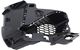 BMW Front, Passenger Side Bumper Retainer-Black, Plastic, Replacement RB01910003