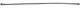 BMW Rear, Center Bumper Trim-Chrome, Plastic, Replacement RB76350003