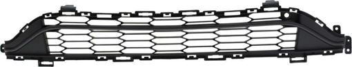 Bumper Grille Replacement Bumper Grille-Black, Plastic, Replacement RC01530006Q