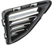 Chevrolet Passenger Side Bumper Grille-Chrome, Plastic, Replacement RC01550005