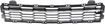 Bumper Grille Replacement Bumper Grille-Chrome Shell w/ Black Insert, Plastic, Replacement REPC015336Q