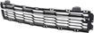 Bumper Grille Replacement Bumper Grille-Chrome Shell w/ Black Insert, Plastic, Replacement REPC015336Q