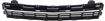 Bumper Grille Replacement Bumper Grille-Chrome Shell w/ Black Insert, Plastic, Replacement REPC015336Q