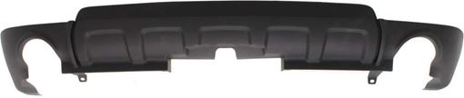 Rear, Lower Bumper Cover Replacement Bumper Cover-Textured, Plastic, Replacement REPC760153Q