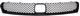 Center Bumper Grille Replacement Series-Textured Black, Plastic, Replacement REPD015319Q
