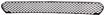 Center Bumper Grille Replacement Series-Textured Black, Plastic, Replacement REPD015322Q