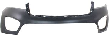 Bumper Cover, Sorento 16-18 Front Bumper Cover, Upper, Primed, Ex/L/Lx Models - Capa, Replacement REPK010336PQ