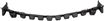 Mercedes Benz Front, Center Bumper Retainer-Primed, Plastic, Replacement REPM019119