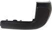 Toyota Rear, Passenger Side Bumper End End-Painted Black, Plastic, Replacement REPT761143Q