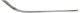 Volkswagen Driver Side Bumper Trim-Chrome, Plastic, Replacement REPV108004
