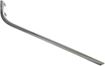 Volkswagen Driver Side Bumper Trim-Chrome, Plastic, Replacement REPV108004