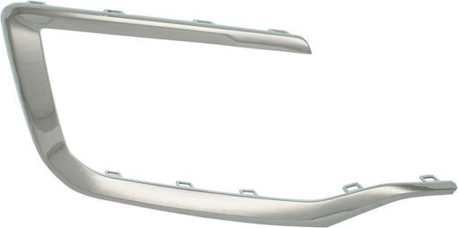 Bumper Trim, Terrain 16-17 Front Bumper Molding Rh, Chrome, (Exc. Denali Model), Replacement RG01610005