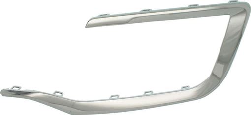 Bumper Trim, Terrain 16-17 Front Bumper Molding Lh, Chrome, (Exc. Denali Model), Replacement RG01610006