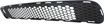 Jeep Center Bumper Grille-Textured Black, Plastic, Replacement RJ01530002