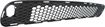 Jeep Center Bumper Grille-Textured Black, Plastic, Replacement RJ01530002