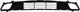 Kia Bumper Grille-Black, Plastic, Replacement RK01530003