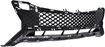 Mercedes Benz Center Bumper Grille-Textured Black, Plastic, Replacement RM01530003