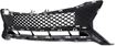 Mercedes Benz Center Bumper Grille-Textured Black, Plastic, Replacement RM01530003