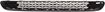 Mini Bumper Grille-Dark Gray, Plastic, Replacement RM01530006Q