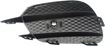 Mercedes Benz Passenger Side Bumper Grille-Textured Black, Plastic, Replacement RM01550003