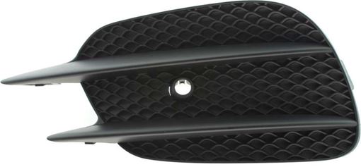 Mercedes Benz Driver Side Bumper Grille-Textured Black, Plastic, Replacement RM01550004
