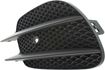 Mercedes Benz Driver Side Bumper Grille-Textured Black, Plastic, Replacement RM01550004