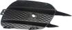 Mercedes Benz Driver Side Bumper Grille-Textured Black, Plastic, Replacement RM01550004