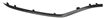 Mercedes Benz Front, Passenger Side Bumper Trim-Black, Plastic, Replacement RM01610007