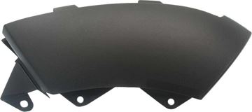 Mercedes Benz Front, Driver Side Bumper Trim-Black, Plastic, Replacement RM01610010