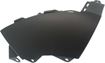 Mercedes Benz Front, Driver Side Bumper Trim-Black, Plastic, Replacement RM01610010