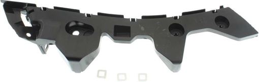 Mazda Rear, Driver Side Bumper Retainer-Black, Plastic, Replacement RM76330002