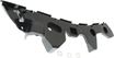 Mazda Rear, Driver Side Bumper Retainer-Black, Plastic, Replacement RM76330002