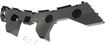 Mazda Rear, Driver Side Bumper Retainer-Black, Plastic, Replacement RM76330002