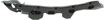 Mazda Rear, Driver Side Bumper Retainer-Black, Plastic, Replacement RM76330002