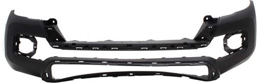 Bumper Cover, Tacoma 16-18 Front Bumper Cover, Primed, W/ Fog Light Holes, Replacement RT01030007P