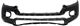 Bumper Cover, Tacoma 16-18 Front Bumper Cover, Primed, W/ Fog Light Holes, Replacement RT01030007P