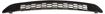Toyota Upper Bumper Grille-Textured Gray, Plastic, Replacement RT01530004